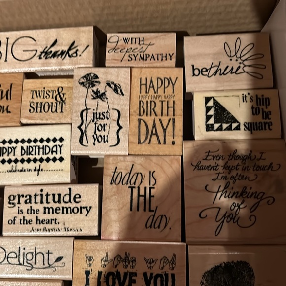 30 something Club Scrap sentiments stamps - Picture 3 of 5